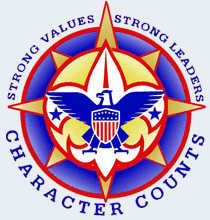 Scouting Character Counts Logo